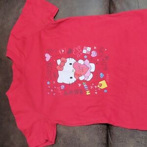 Port and Company Kids Bright Red Fun Tee